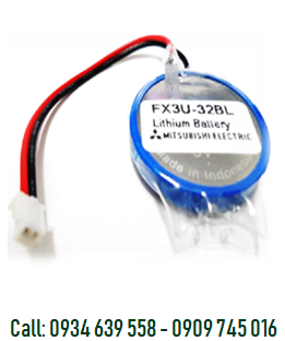 Pin nuôi nguồn Mitsubishi FX3U-32BL Lithium 3V chính hãng Made in Japan